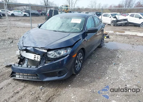 2017 Honda Civic Ex from USA, damaged, VIN 19XFC2F86HE220790